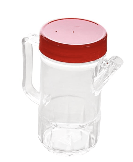 Oil Vinegar Cruet Acrylic Bottles with Dispensers for Restaurant - Image 2